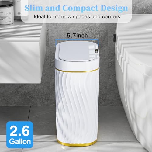 2.6 Gallon Automatic Touchless Motion Sensor Trash Can Q496