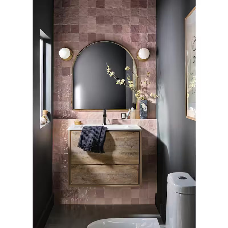 Single Handle Single Hole Bathroom Faucet Matte Black 2-pack P85871