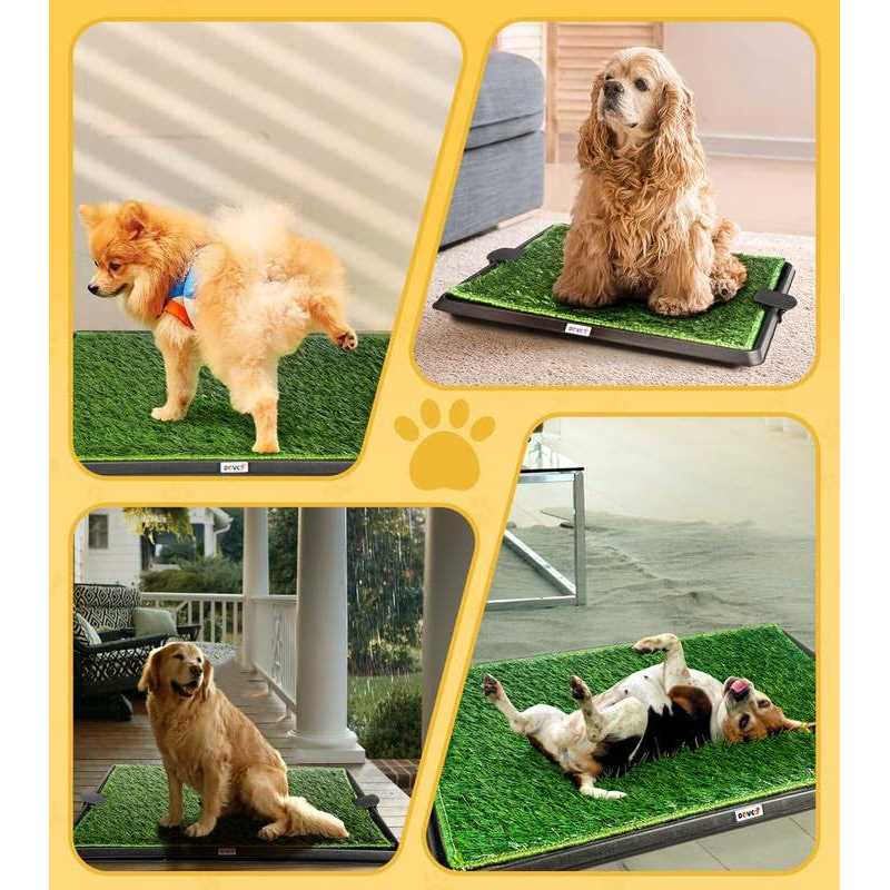 Super Absorbent Dog Grass Pad with Tray L89727