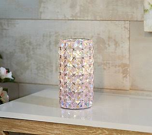 Pink Iridescent Glass Hurricane I916