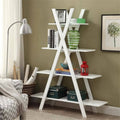White 4 Shelf Bookcase K969400