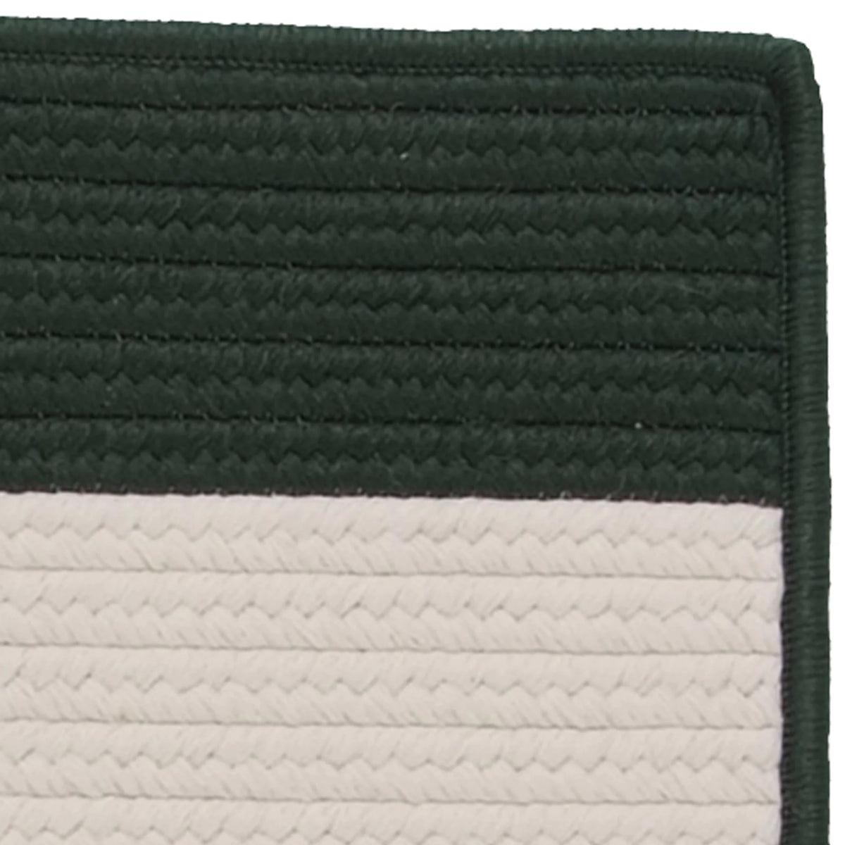 4' x 6' Green Striped Reversible Rectangular Outdoor Area Rug J81827