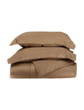 300 Thread Count Cotton Solid Duvet Cover Set King/California King Beige R9555