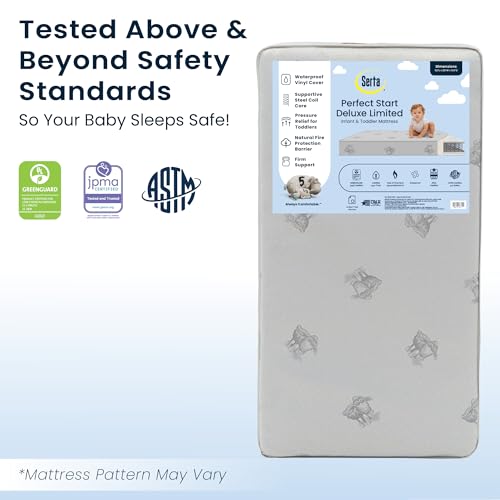 Dual Sided Baby Crib and Toddler Mattress, Waterproof I439353
