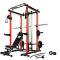 Multi-Function Squat Rack Power Cage with Cable Crossover System R692