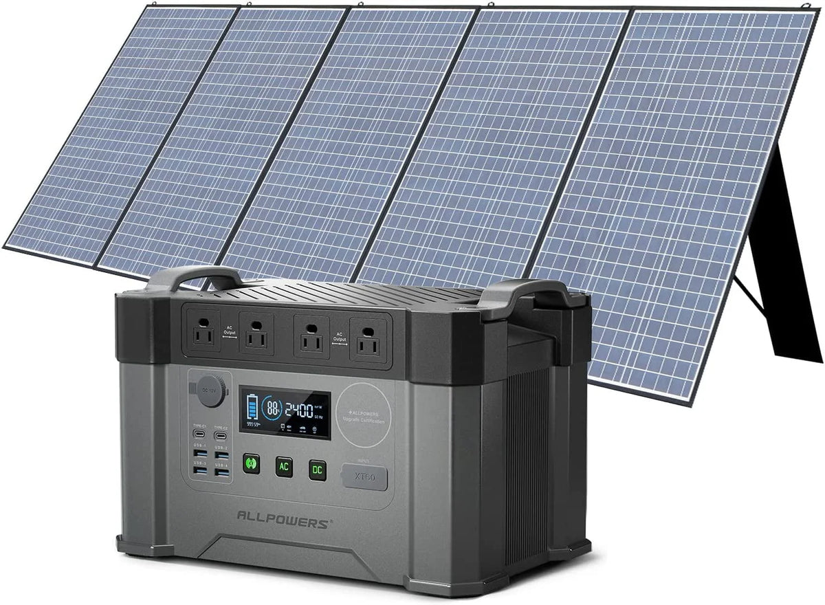 2000W 1500Wh Portable Power Station with 4 AC Outlets B7398