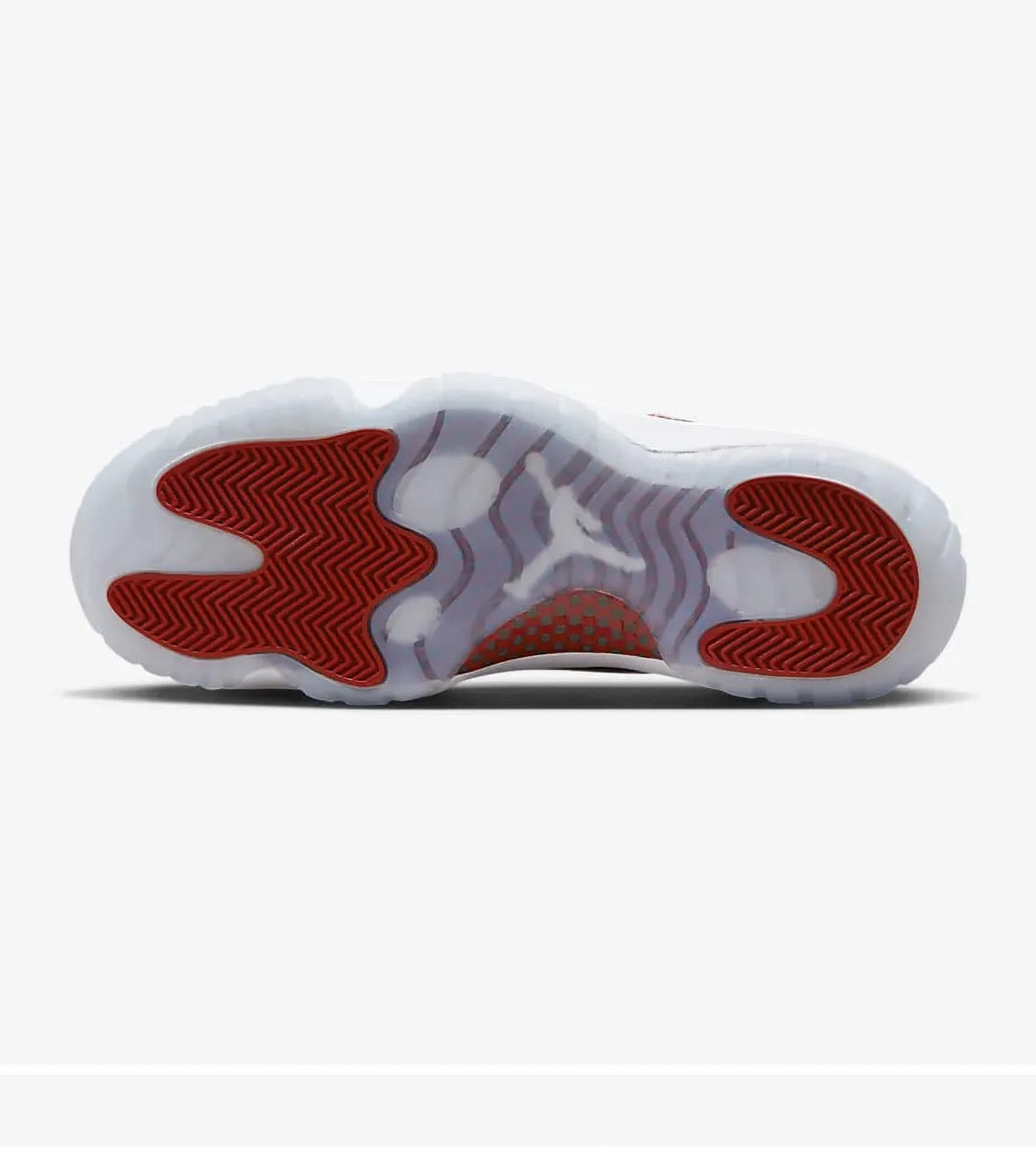 Men's White Varsity Red Black Sneakers A384