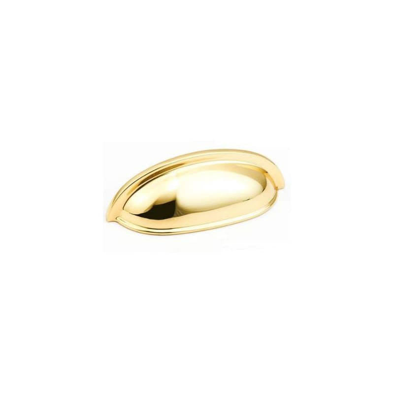 Polished Brass Cup Pulls V1575