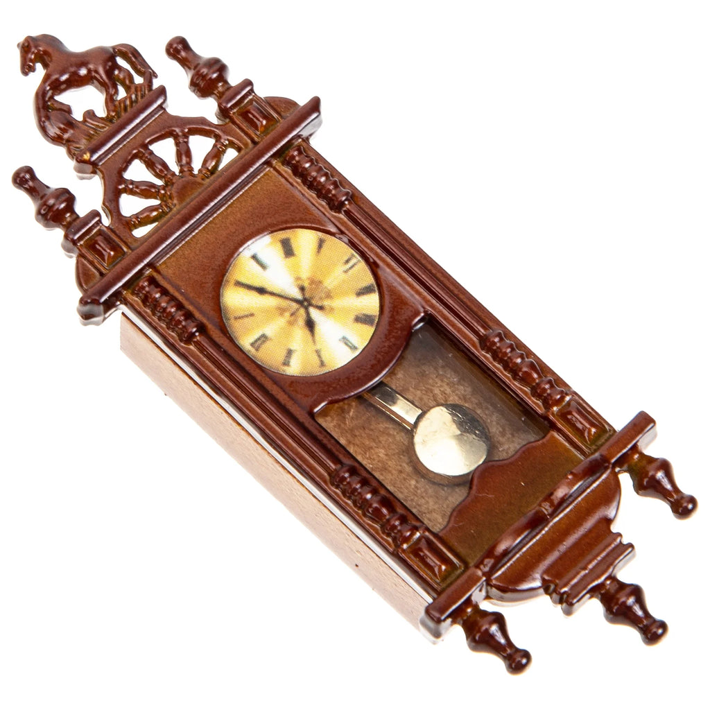 Metal Dollhouse Hanging Clock Toy Doll Furniture V157