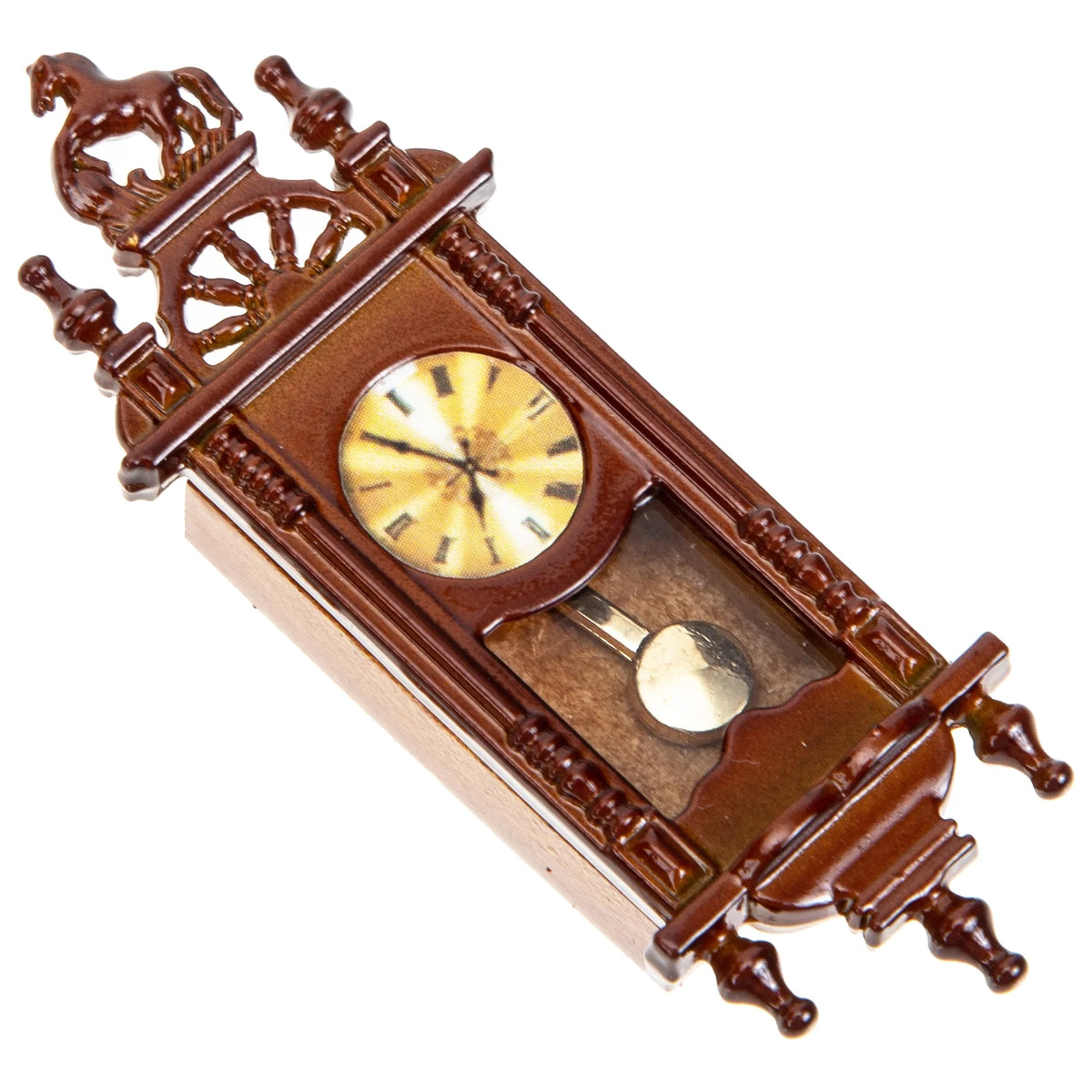 Metal Dollhouse Hanging Clock Toy Doll Furniture V157