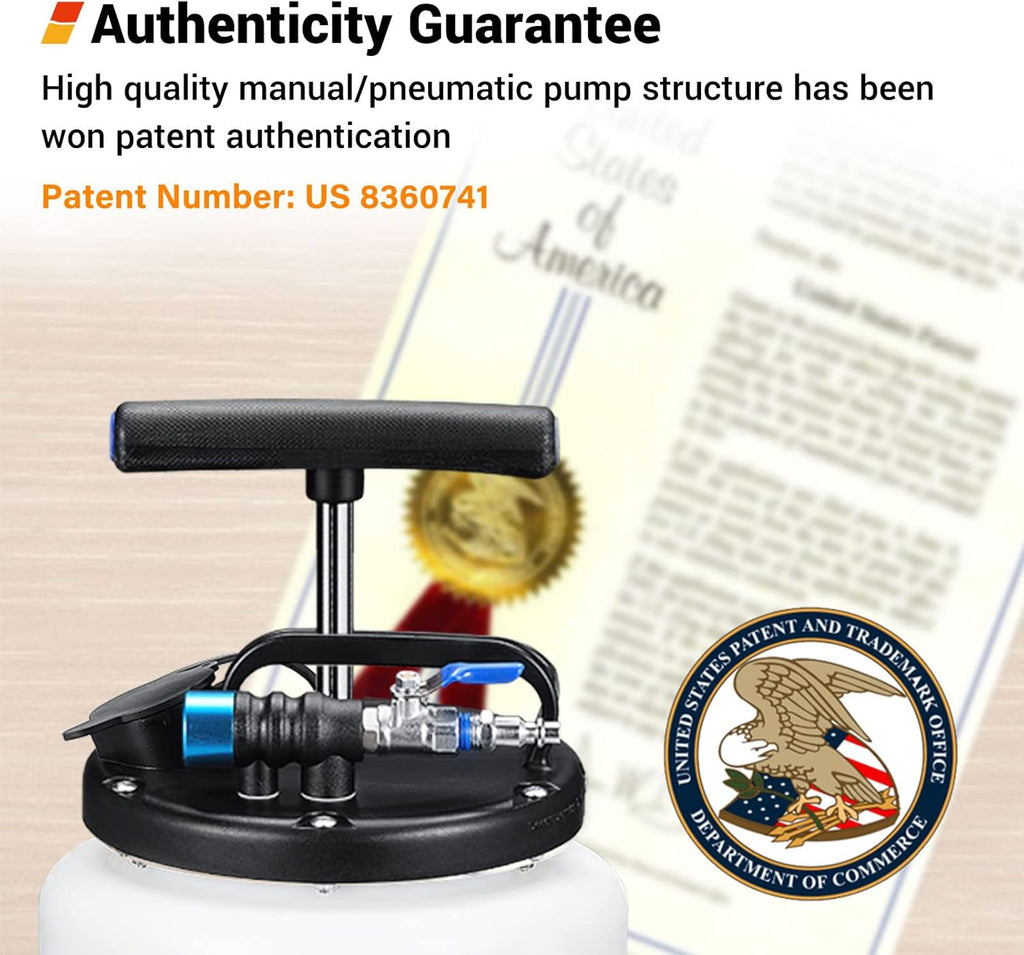 15L Pneumatic/Manual Oil Extractor Pump Q634