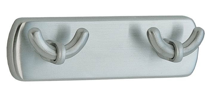 Brushed Chrome Quadruple Towel Hook J497