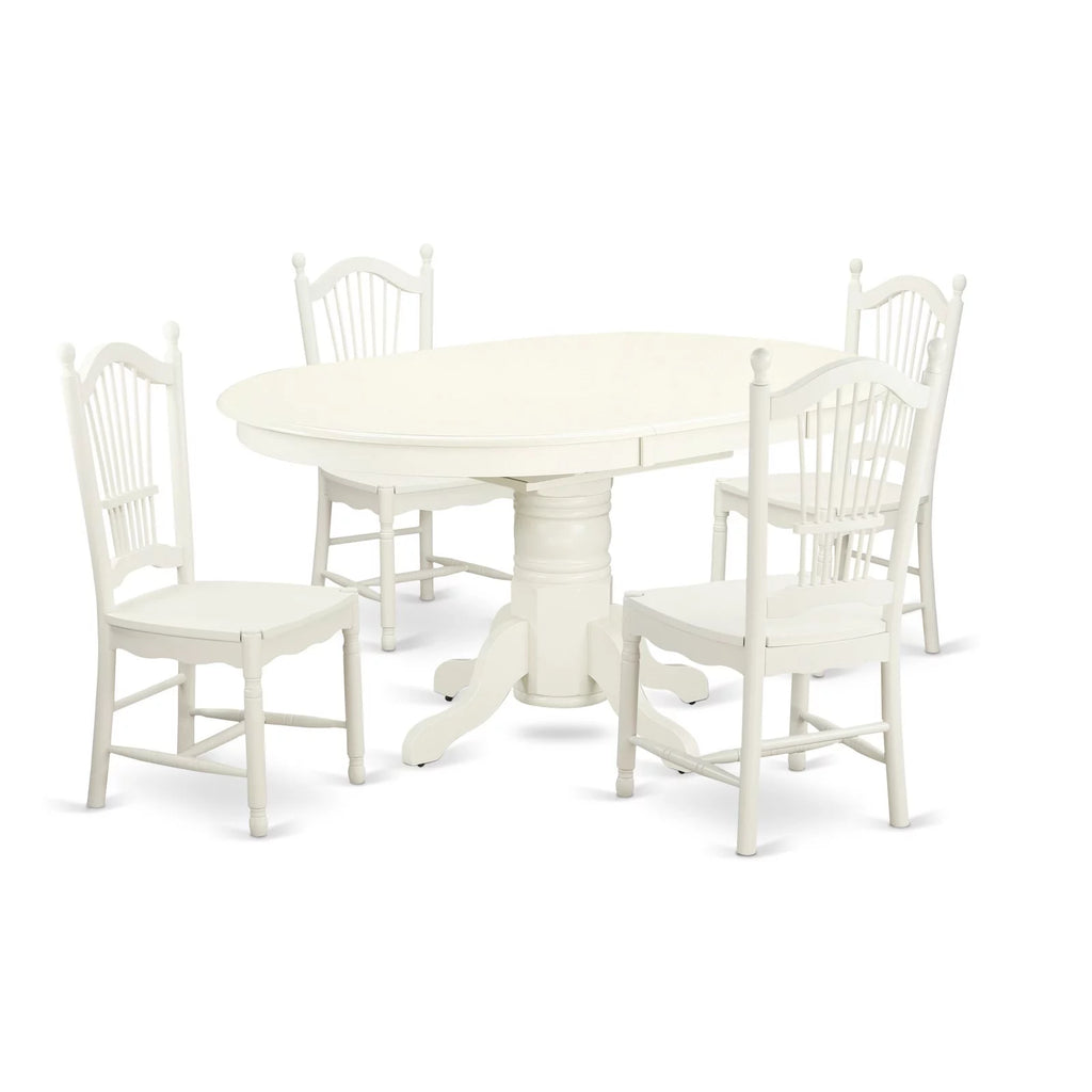 5 Piece Wood Dining Table Set S1401