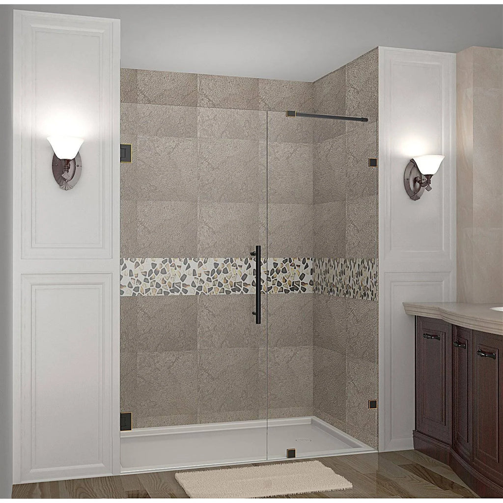 62 x 72-inch Frameless Hinged Shower Door Z925740