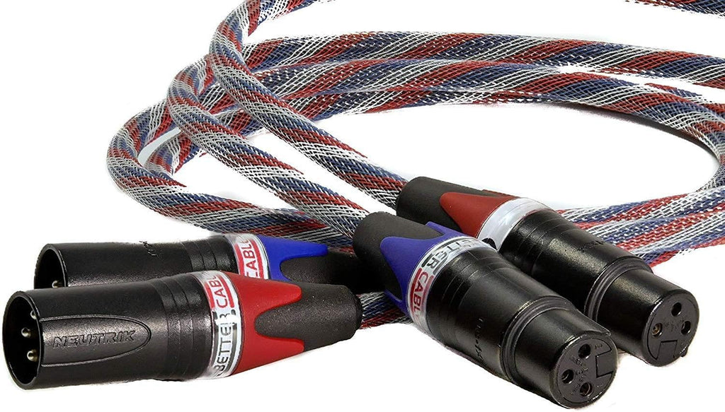 Silver Serpent II Balanced XLR Audio Cable, 1 meter, Stereo Pair V89831