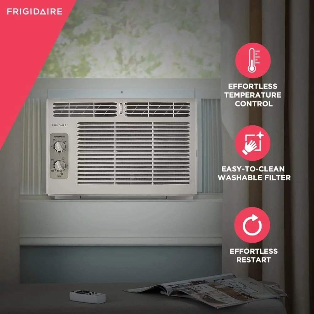 White 5000 BTU Window Air Conditioner Y47229