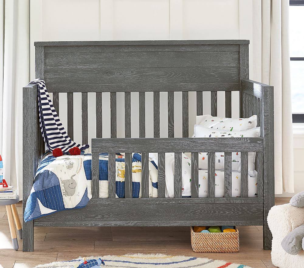 4-in-1 Toddler Bed Conversion Kit, Weathered Navy F22908
