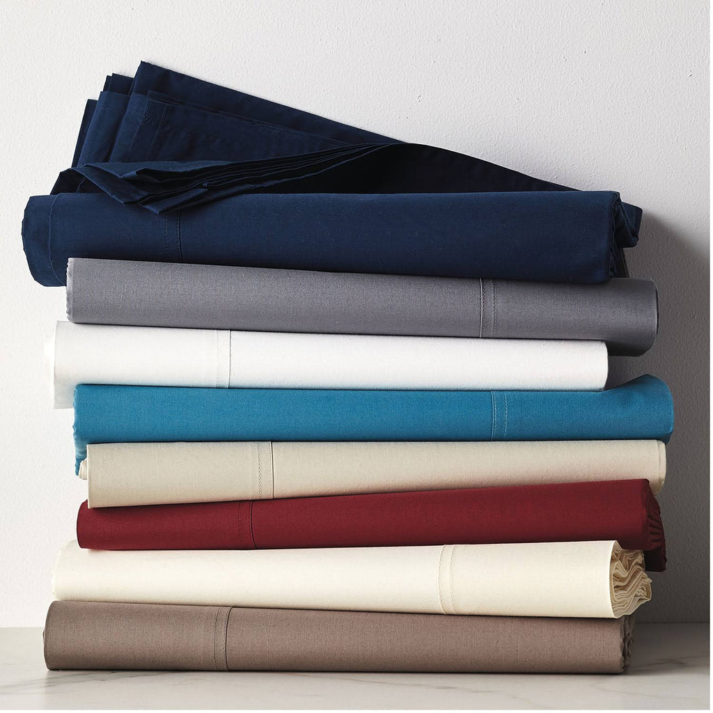 Twin Supima Cotton Percale Flat Sheet P44149