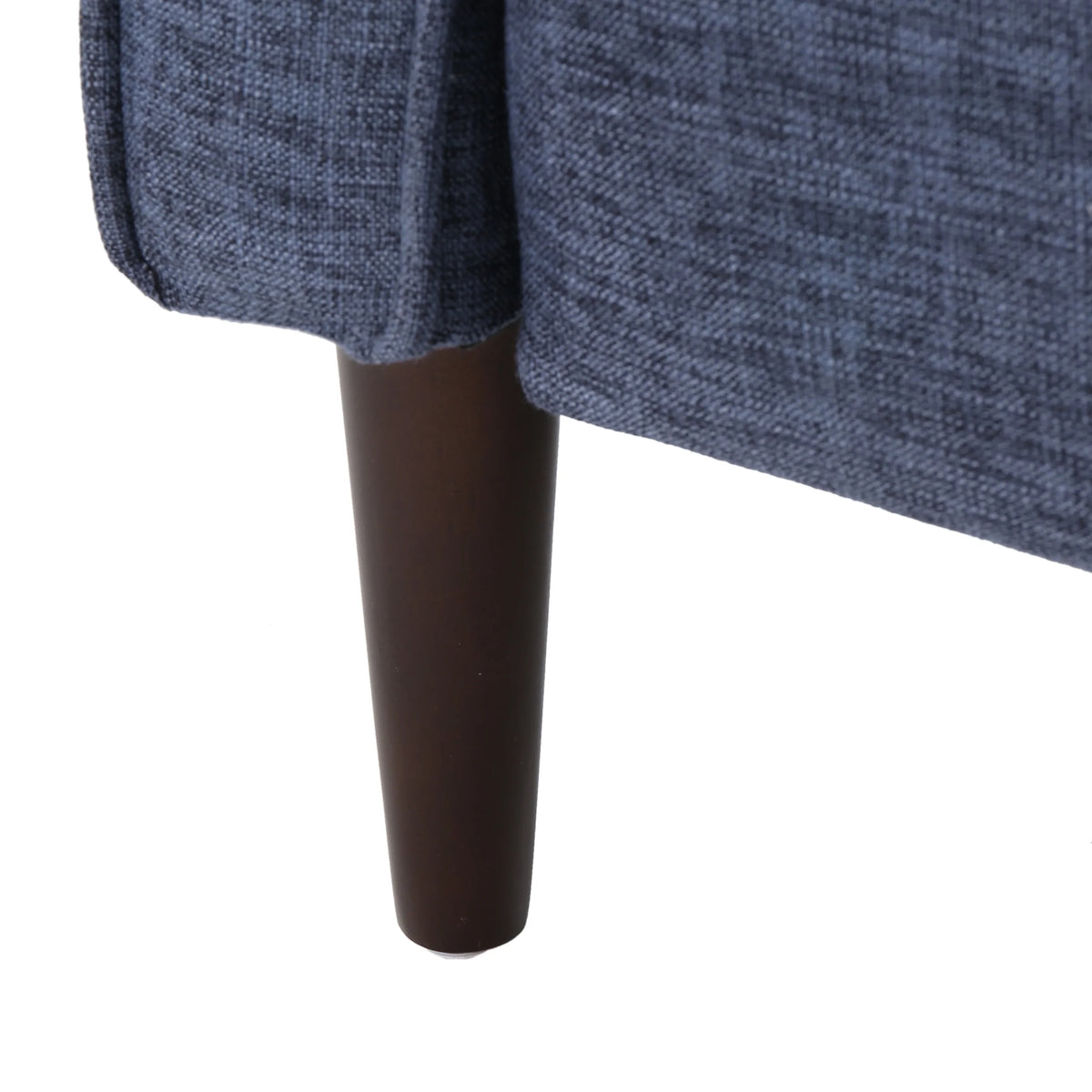 Dark Blue Fabric Button Tufted Recliner Z380