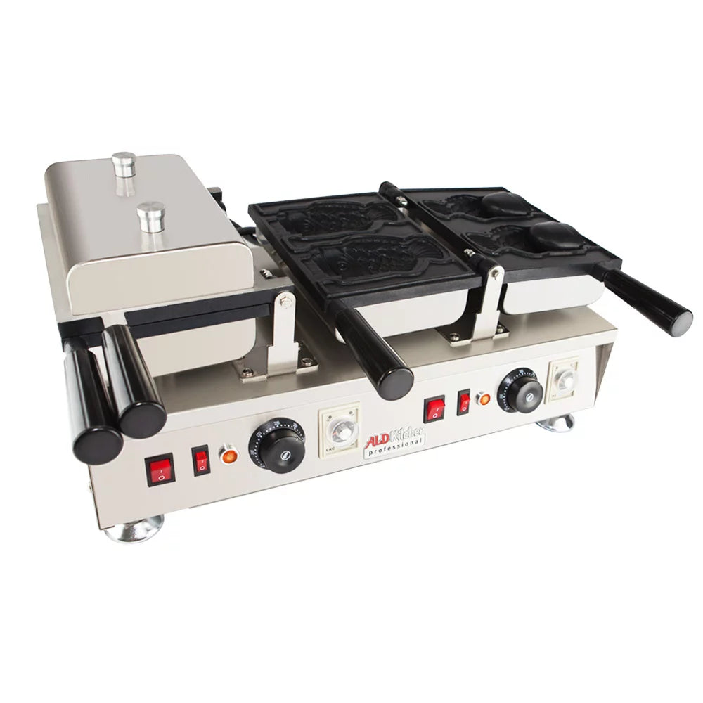 Stainless Steel Taiyaki Maker with Cast Iron Pan H85634