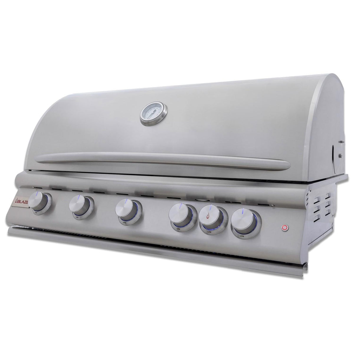 40-Inch 5-Burner Built-In Propane Gas Grill with Rear Infrared Burner W56345