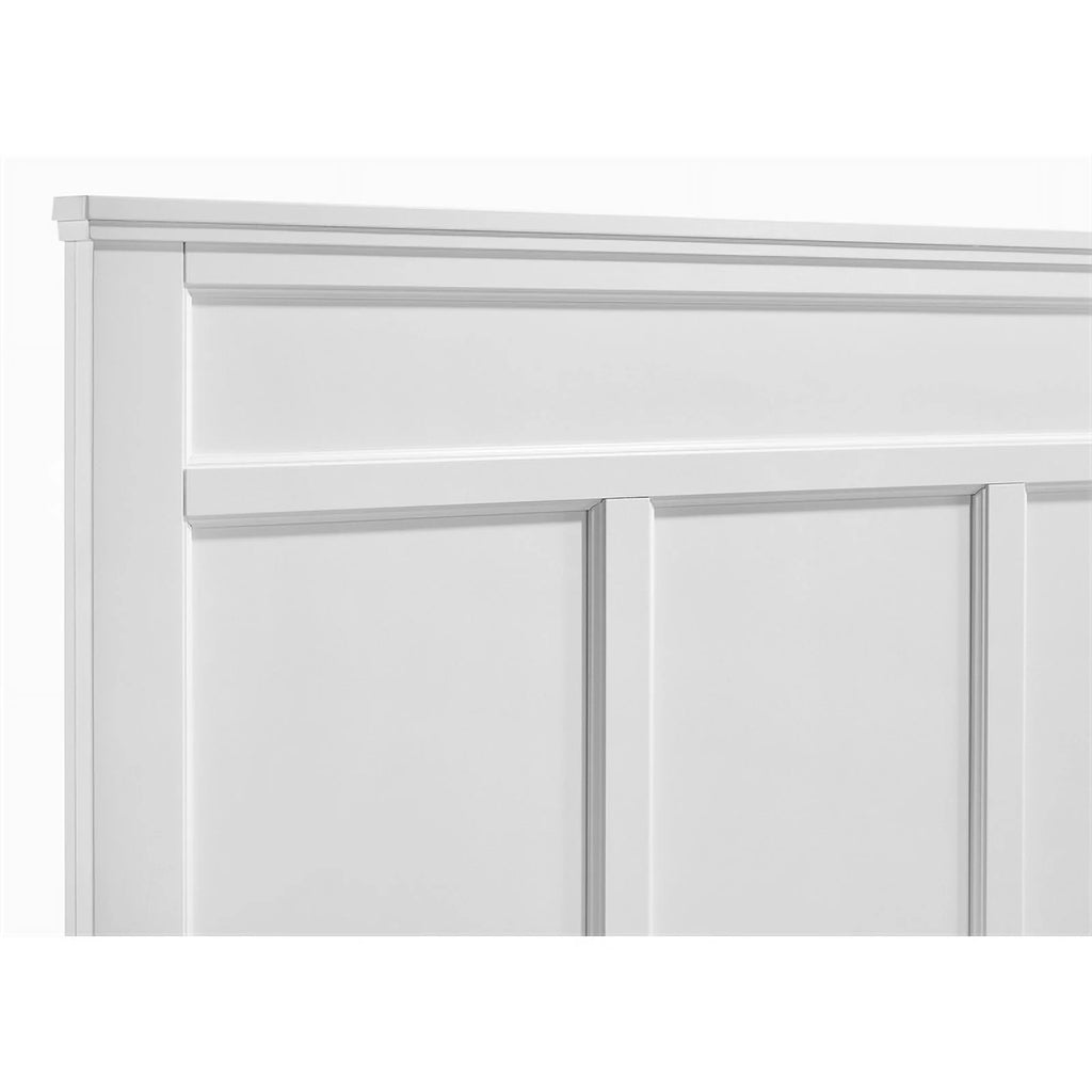White Wood Full Bed P1617