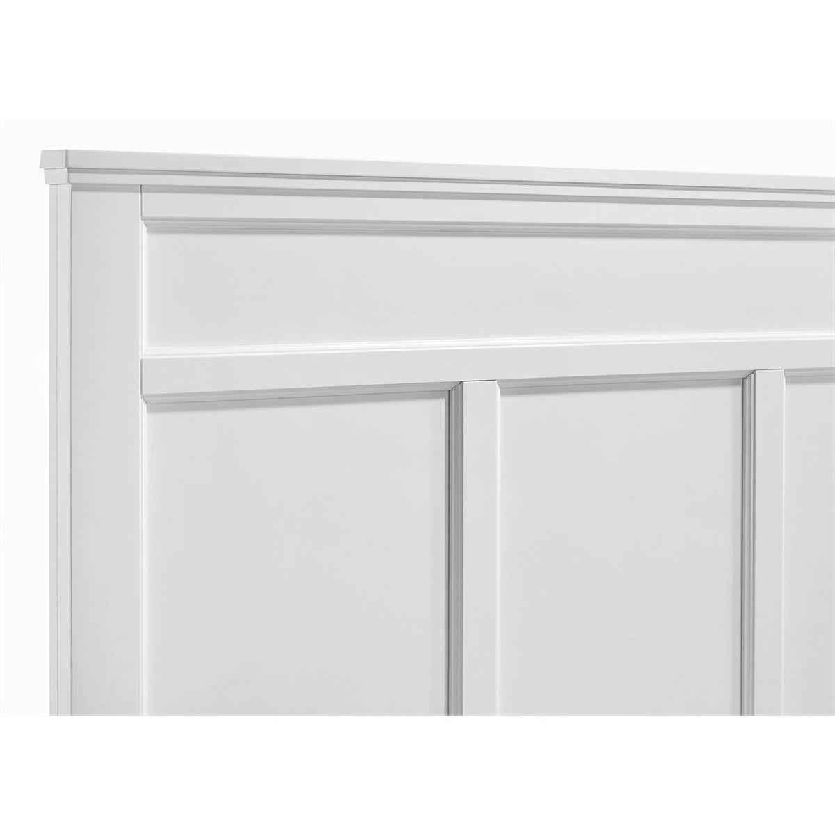 White Wood Full Bed P1617